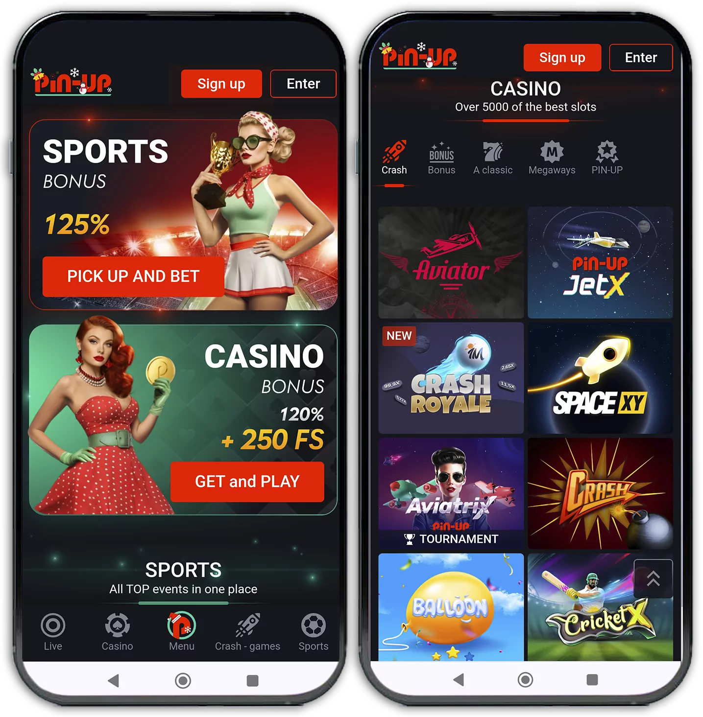 Pin up apk latest version for betting and games